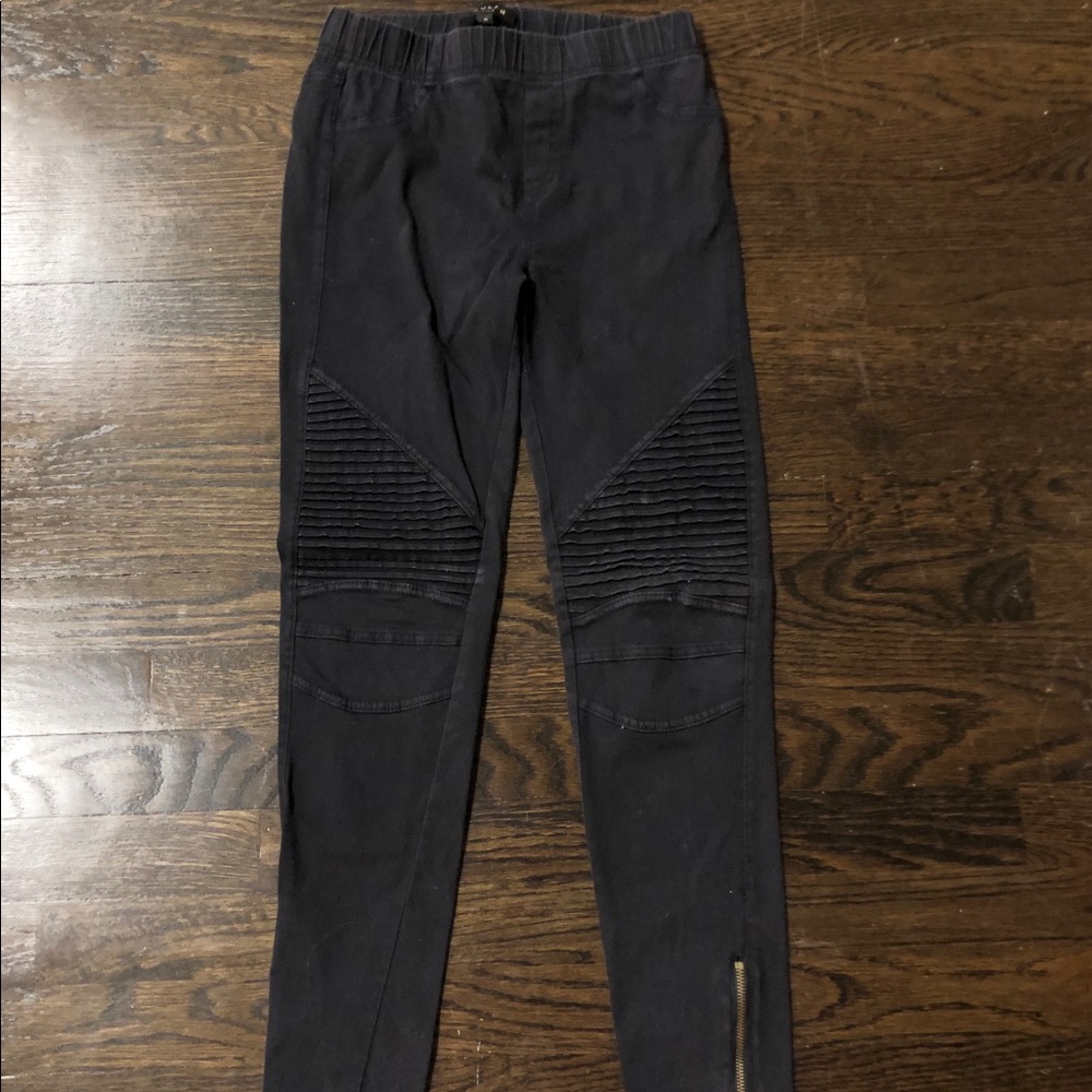 Beulah moto leggings 3 pairs (black, pink, white)